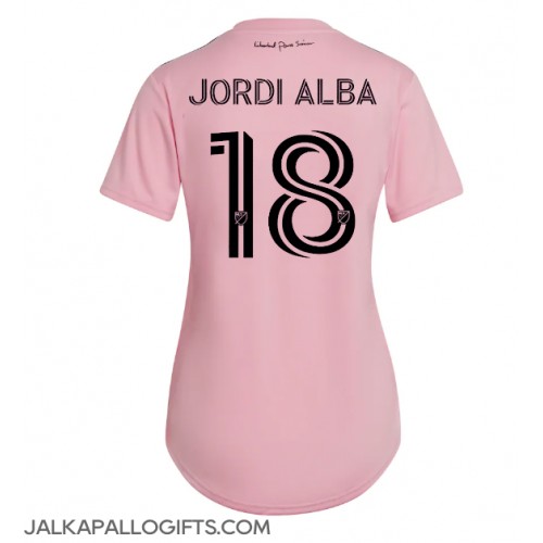 Inter Miami Jordi Alba #18 Kotipaita Naiset 2023-24 Lyhythihainen